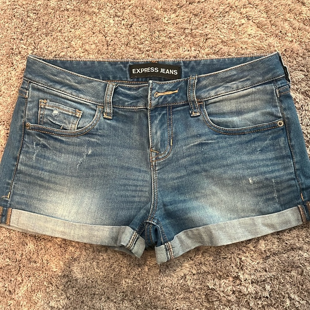 Like new express Jean shorts size 2